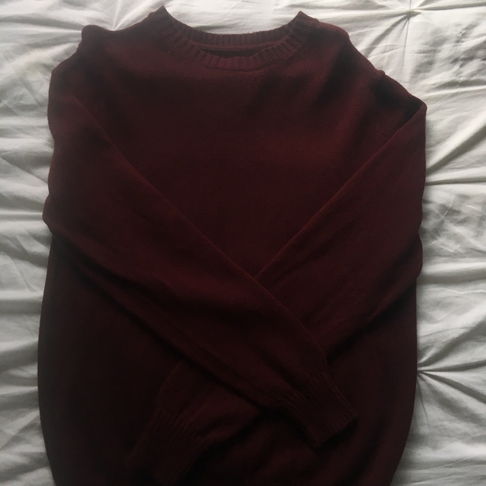 Maroon St. John’s bay sweater